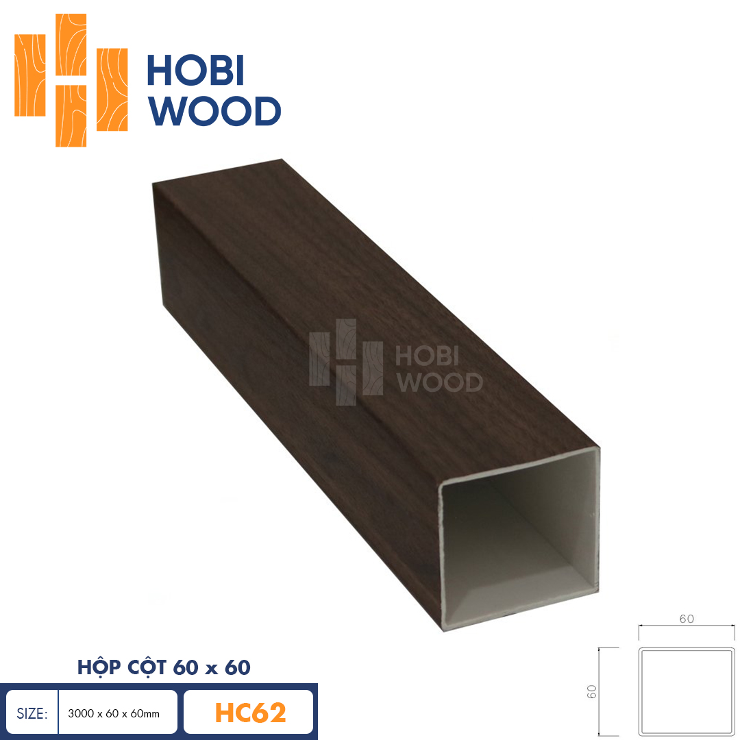 Hộp cột 60×60 HobiWood HC62