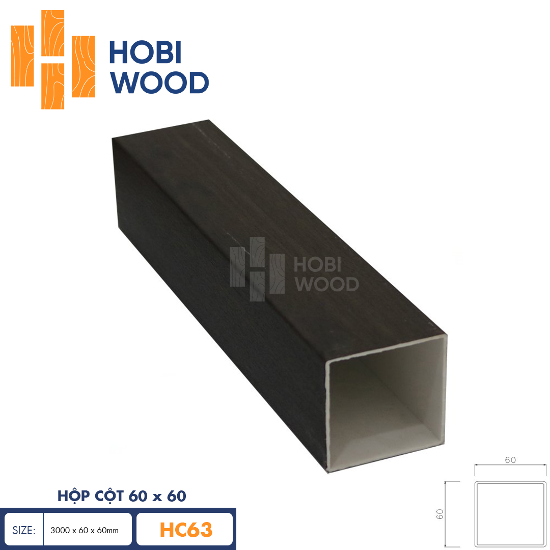 Hộp cột 60×60 HobiWood HC63
