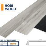 Sàn Nhựa SPC 4 Ly Dán Đế HobiWood - H801