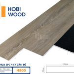 Sàn Nhựa SPC 4 Ly Dán Đế HobiWood - H805