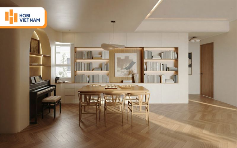 Ưu điểm nổi bật của sàn gỗ trong căn hộ